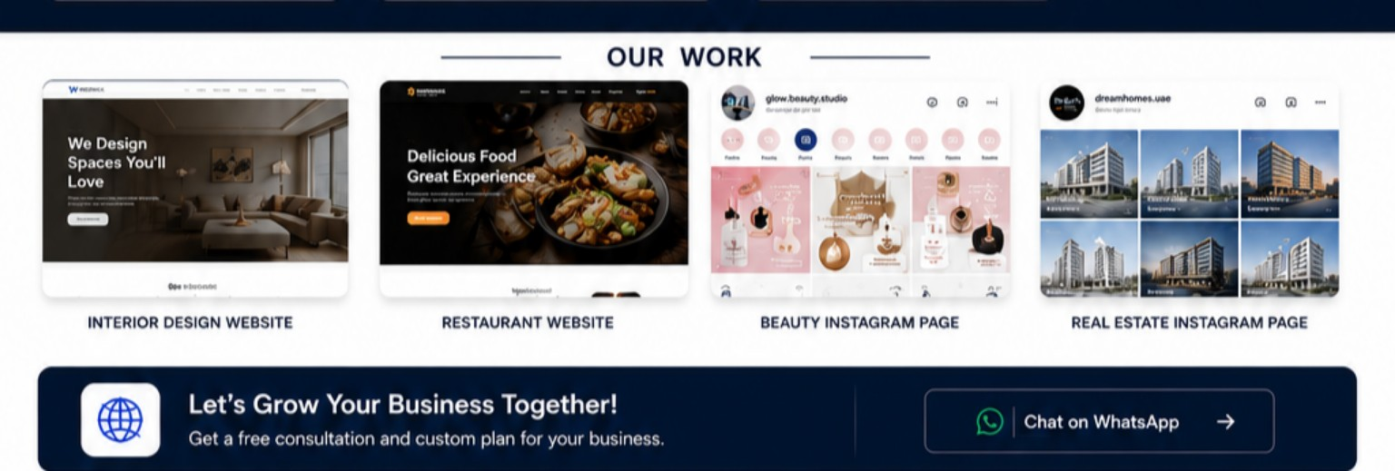 WEBNERX portfolio and CTA